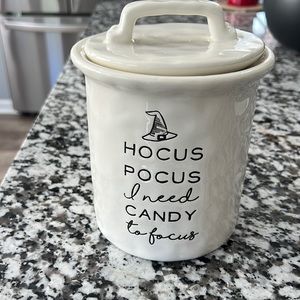Hocus pocus I need candy to focus boutique candy jar